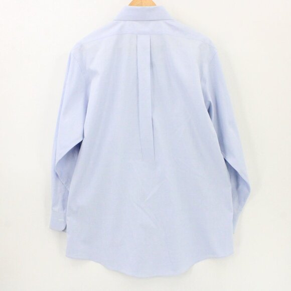 Brook Brothers Shirt Mens Light Blue Button Down Classic Fit Collared Size 16-32 - Picture 7 of 9